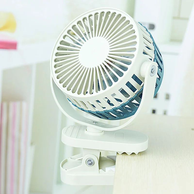Зажим USB вентилятор плавная регулировка скорости 360 градусов наклон стол клип на