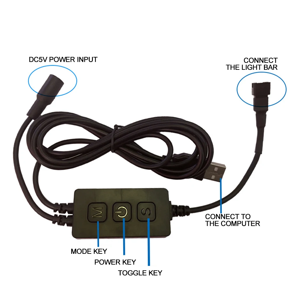 Bluetooth-Контроллер SP616E для подсветки ПК 5 В WS2812B | Освещение