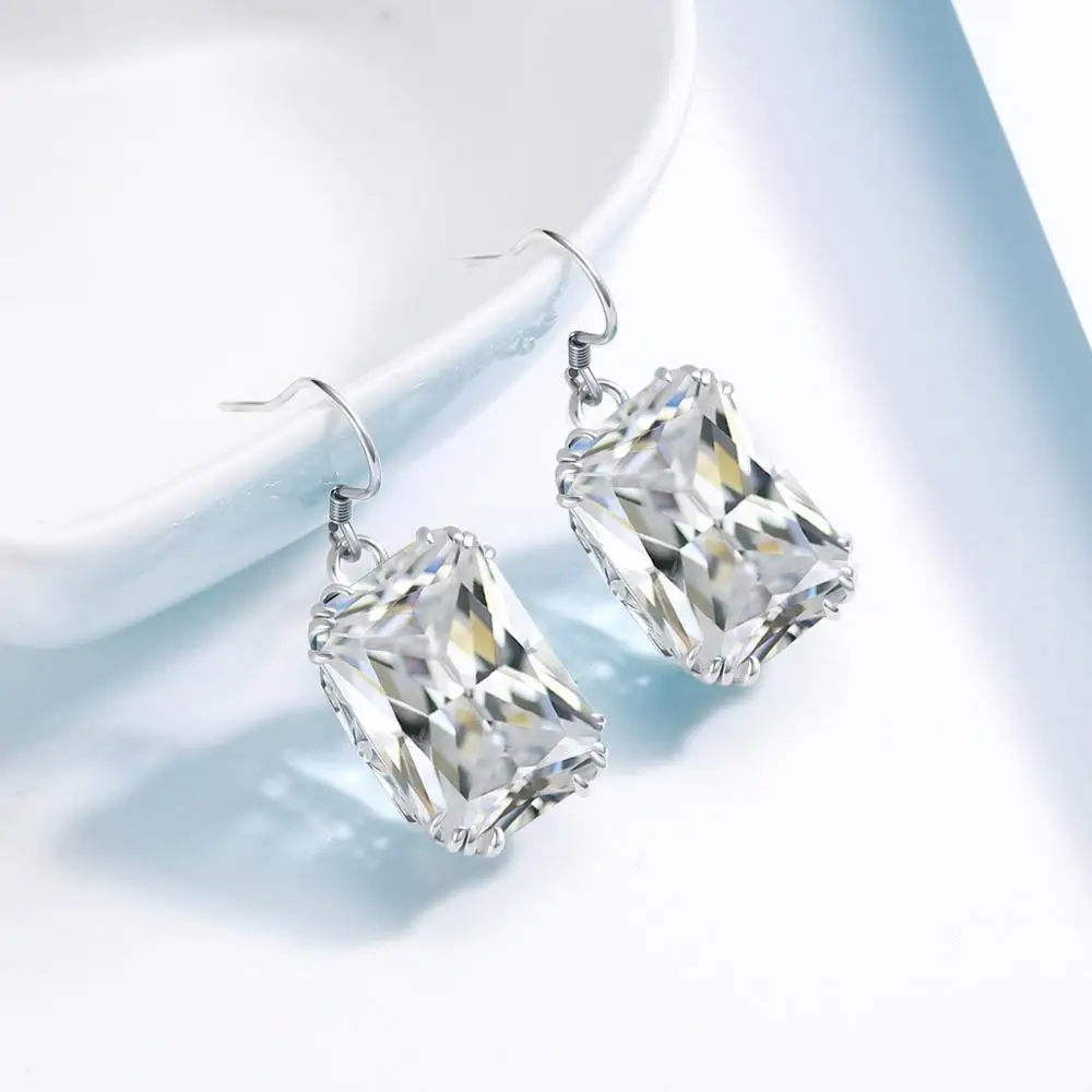 

Серьги из серебра 925 пробы для помолвки модные серьги блестящие прозрачные циркониевые серьги из серебра 925 пробы ювелирные изделия женские...