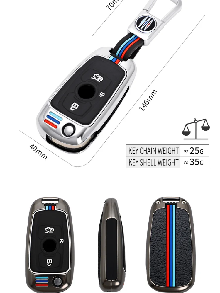 

Zinc Alloy Car Key Cover For Opel Vauxhall Astra K Corsa E For Buick VERANO ENCORE GX GL6 Flip Key Case Holder Cover