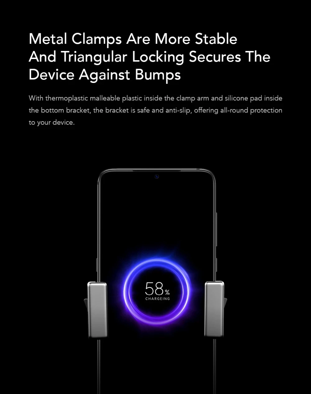 Xiaomi ZMI WCJ10 20W Qi Беспроводное Автомобильное зарядное устройство с автомобильным зарядным устройством Быстрая зарядка держатель телефона для iPhone Xiaomi huawei samsung