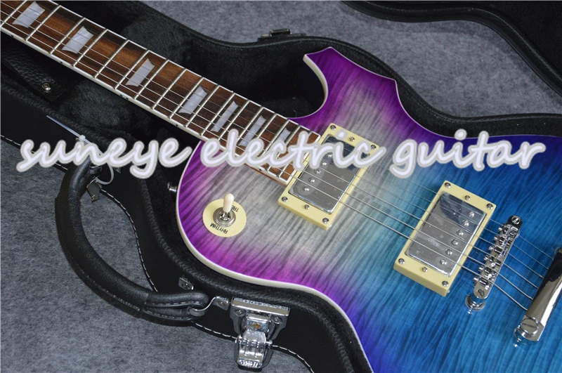 Suneye стандартная электрогитара твердая гитара из красного дерева корпус