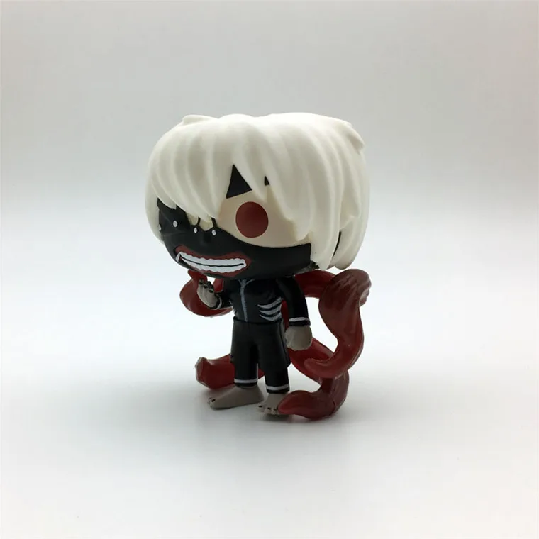 Funko pop, фигурка японского Гуля, 10 см, версия Q, Kaneki Ken, ПВХ, фигурка, Коллекционная модель, игрушки, подарок на день рождения на Хэллоуин