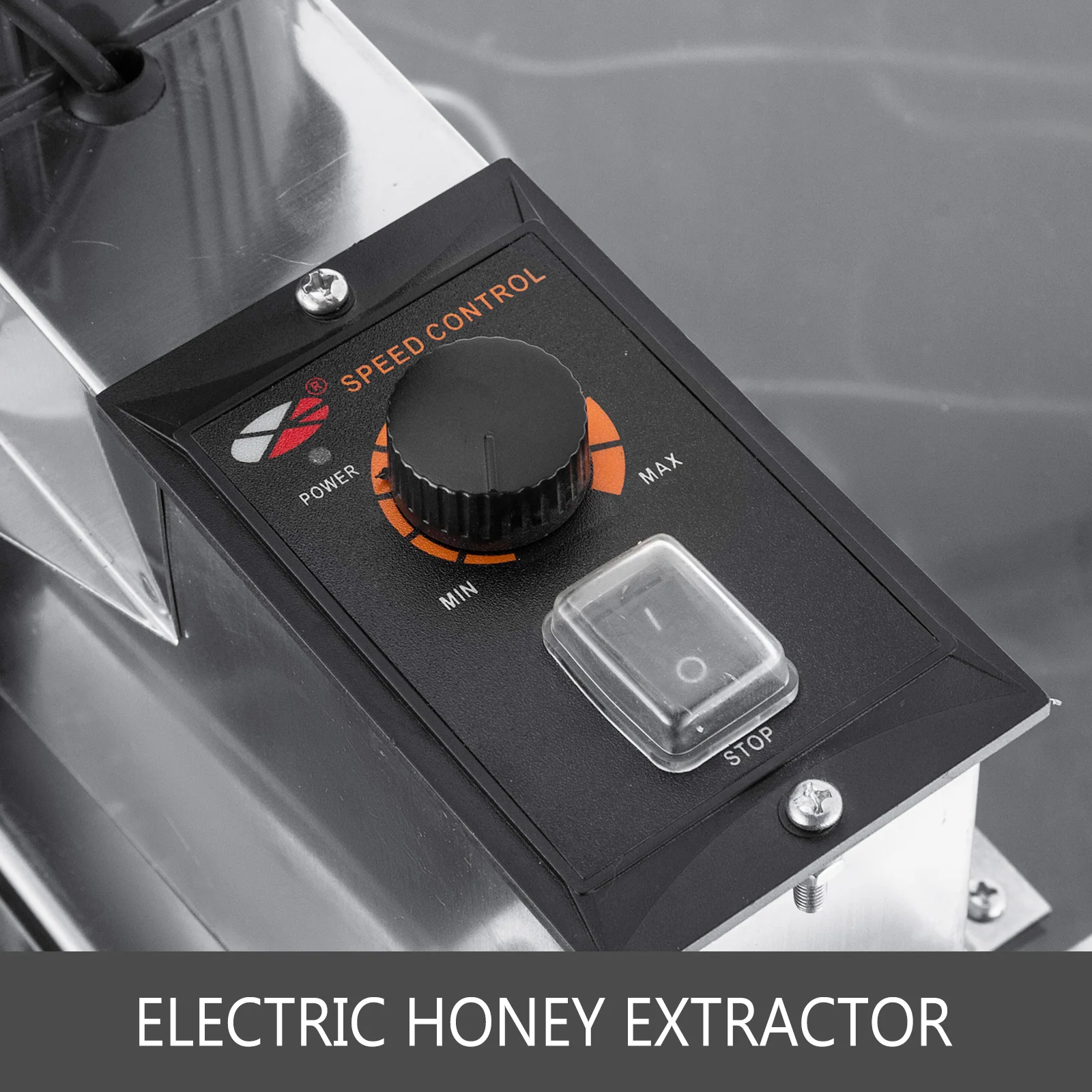 VEVOR-Extractor el&eacute;ctrico de miel, equipo de apicultura, 2, 3 y 4 marcos, girador de panal de acero inoxidable, manivela, centrifugadora de miel de abeja-3