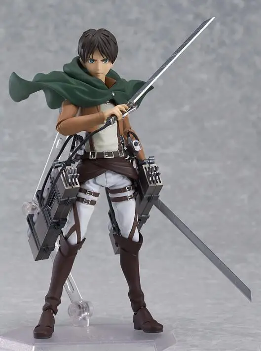 Атака на Титанов Аниме Shingeki no Kyojin Скаутинг Eren Jaeger ПВХ фигурка модель игрушки