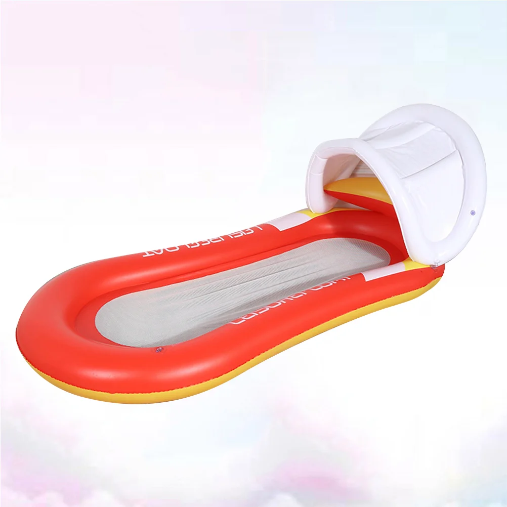 

Надувной сарай, Солнцезащитная плавающая кровать из ПВХ, складное кресло-шезлонг для бассейна, водный гамак для выживания, надувной плавающ...