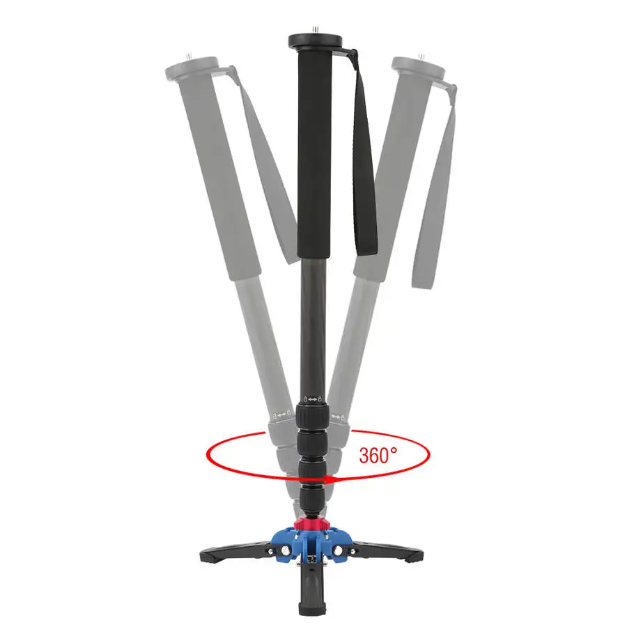 

New C-333+M-1 Carbon Fiber Outdoor Telescopic Monopod Tripod Mountaineering Cane