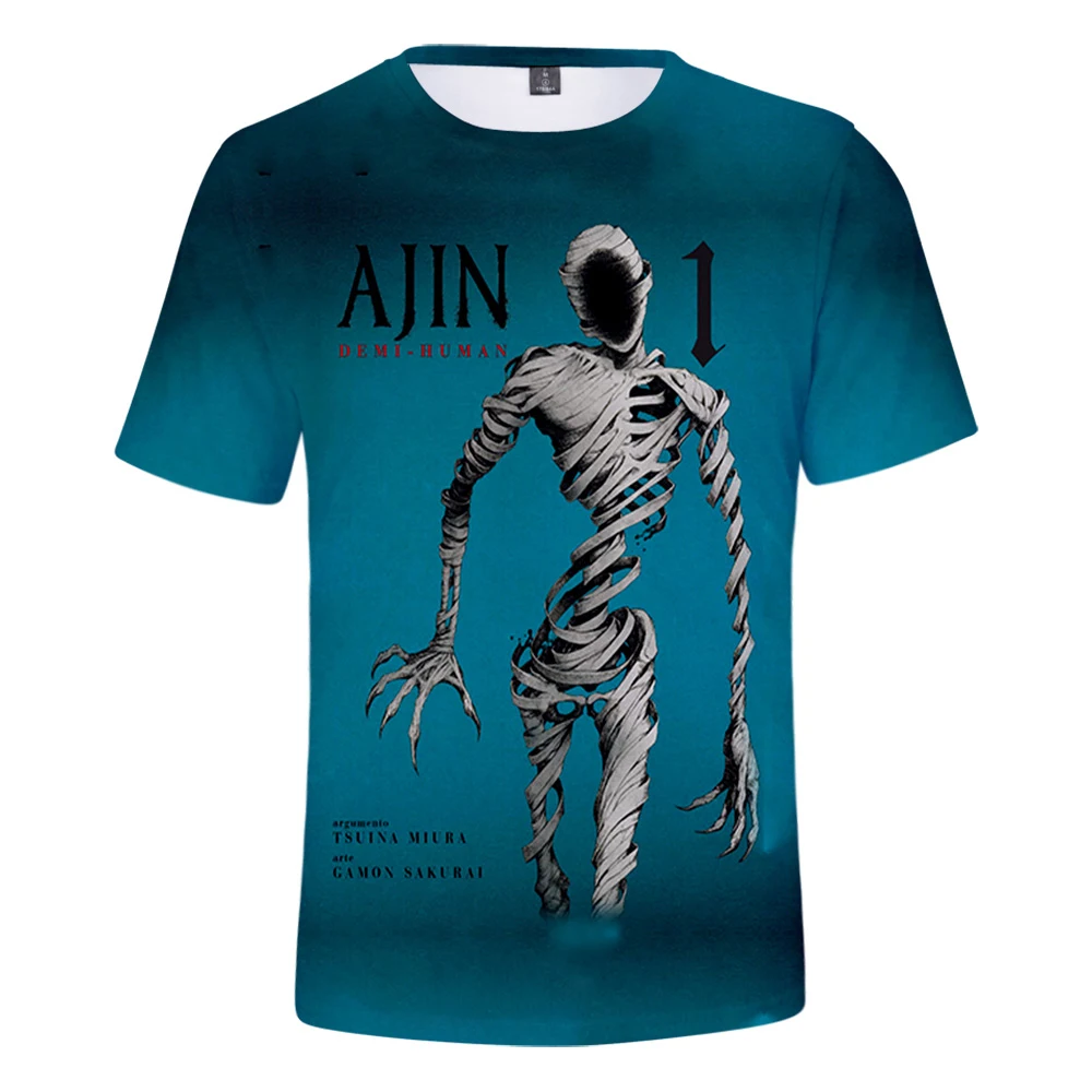 

Japan Anime Ajin Demi-Human 3D Print T-Shirt Men/Women Short Sleeve Clothes