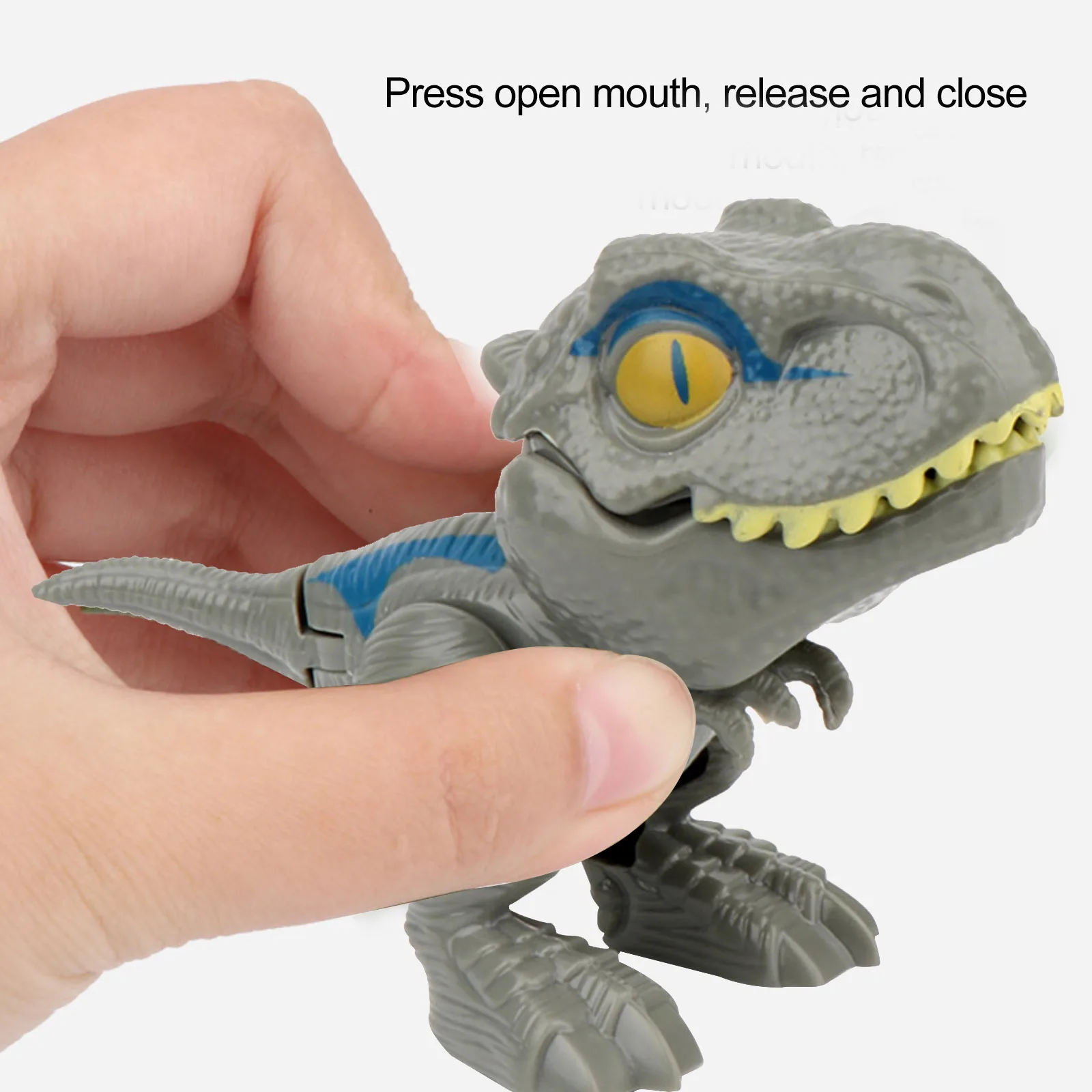 

Flexible Interesting Easy Operation Plastic Dinosaur Egg Kit Finger Dinosaur Egg Toy Creative Tyrannosaurus Model Dinosaur Toy