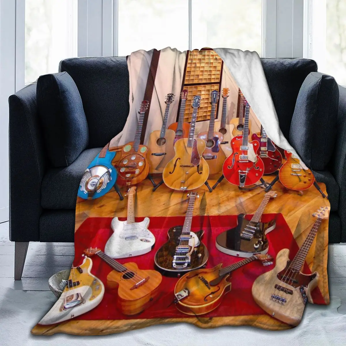 

Новое фланелевое одеяло с индивидуальным принтом 3dguitar, постельное белье, мягкое одеяло, покрывало для кровати, домашний текстиль, украшение