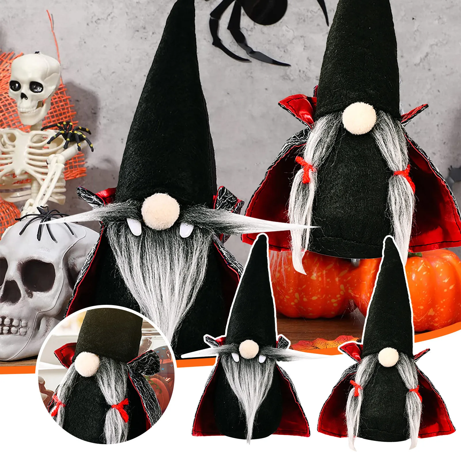 

Halloween Decoration Gnome Decoration Faceless Plush Doll, Standing Halloween Gnome Halloween Elves Ornaments Funny Present