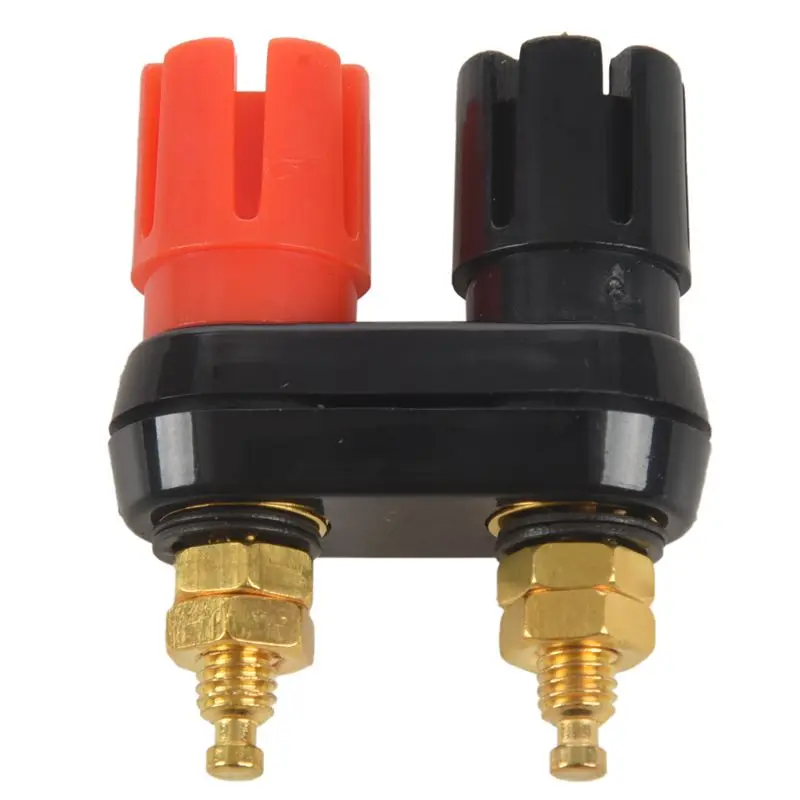SODIAL(R) Dual Female Banana Plug Terminal Binding Post для усилителя динамика |