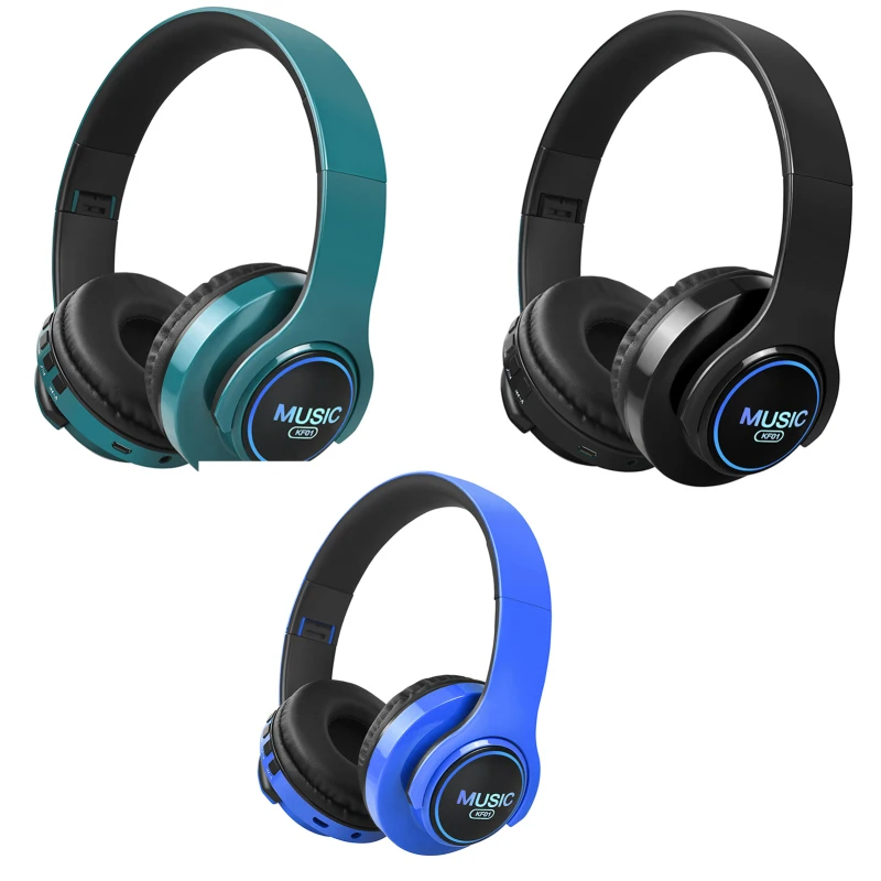

HIFI Stereo Earphones Bluetooth-compatible Headphone Support Memory Card Music Headset For Mobile XiaoMi Iphone Sumsamg Tablet