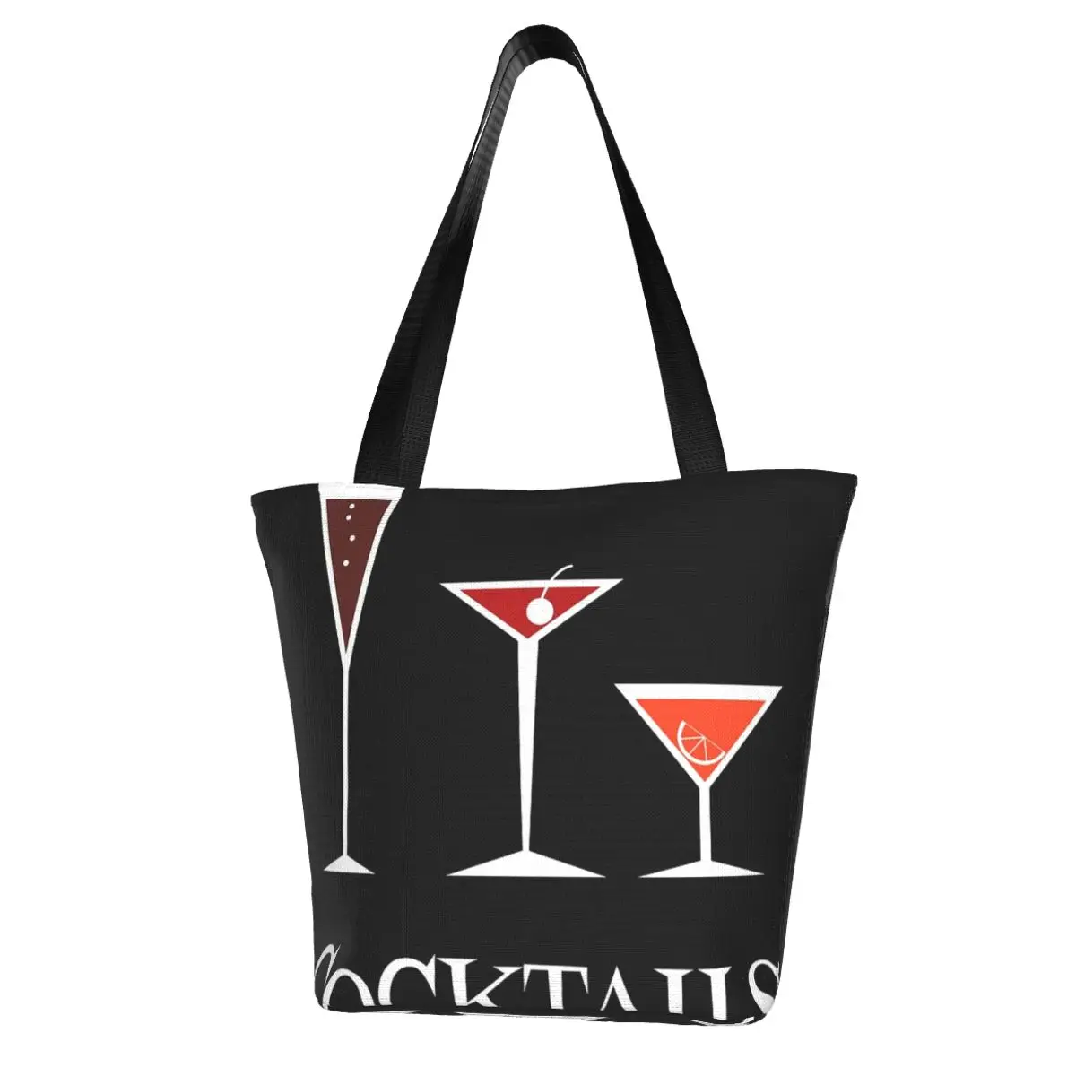 

Женская модная эстетичная сумка для покупок вина из полиэстера