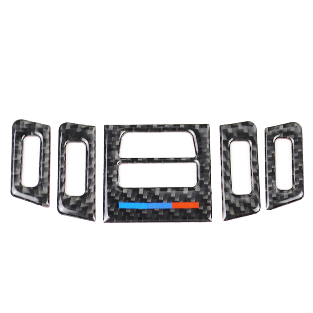

Carbon Fiber Interior Decoration Frame Cover Trim For BMW 3 Series E90 2005-2012 Air Conditioner Front Air Vent Outer Trim Decal
