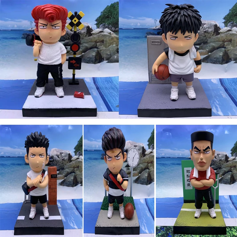 

Экшн-фигурка из аниме SLAMDUNK Сакура гихана Мичи, 20 см, пять тигров сянбэй, версия Q, ПВХ, Коллекционная модель, кукла, игрушка для подарка
