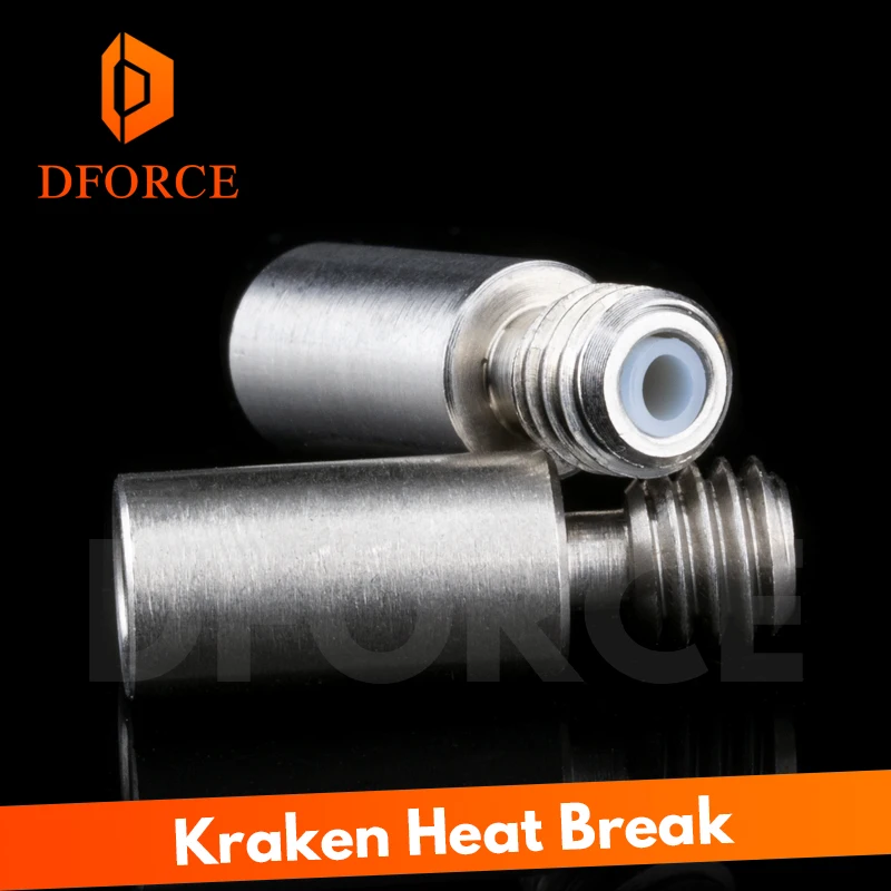 DFORCE 1 шт. V6 Kraken Тепловой разрыв для E3D chimera + экструзия HOTEND нагревательный блок 75 мм
