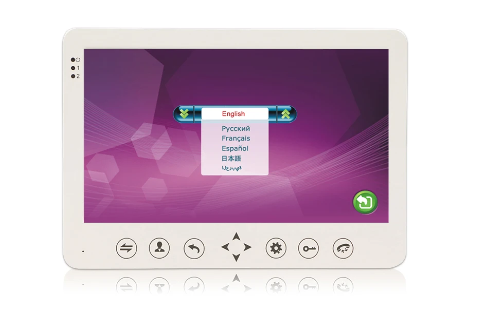 JeaTone 1" сенсорная кнопка дверной монитор видеодомофон домашний дверной телефон рекордер система управления Дверной замок на двери Громкая связь