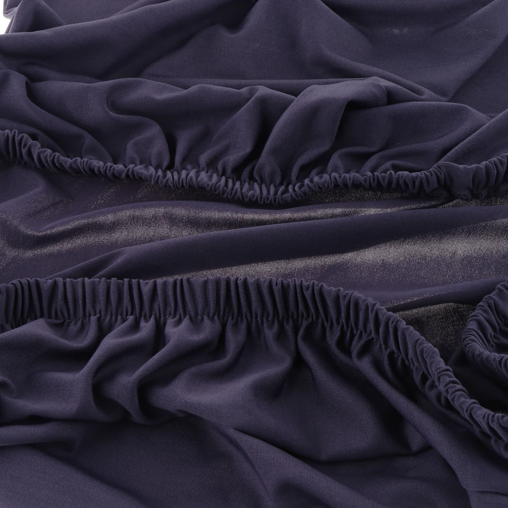 Универсальный чехол для стула с низкой спинкой на сиденье эластичной лентой