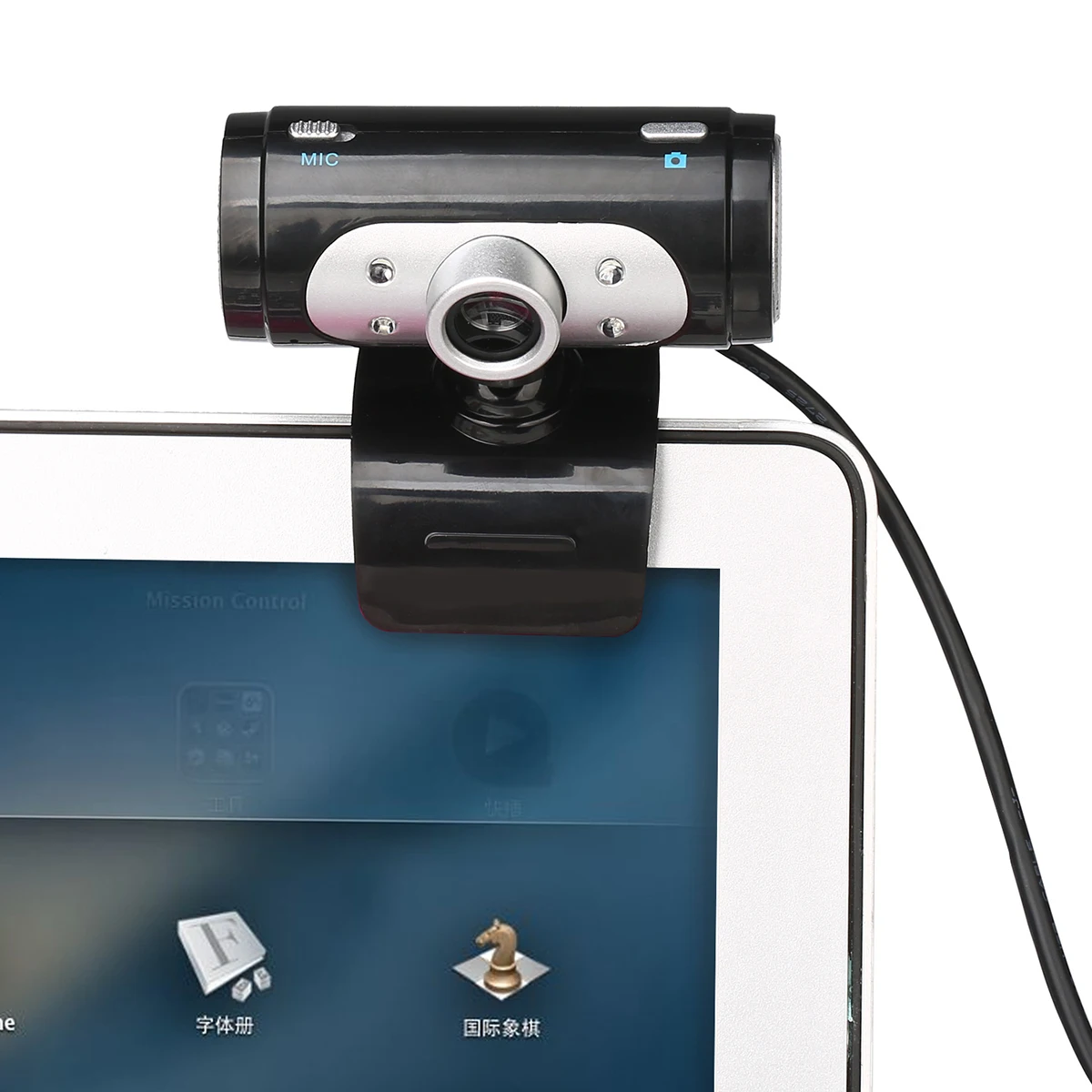 Веб-камера со светодиодной подсветильник кой 360 градусов USB 2 0 720P | Компьютеры и