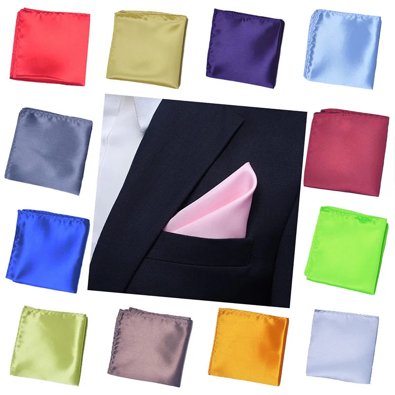 Мужской деловой формальный носовой платок Hankies из полиэстера Карманный