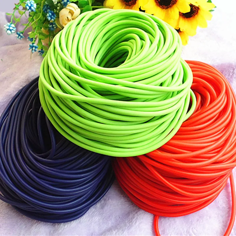 10M Packed Size 3060 Natural Rubber Band Pull Rope The Latex Tubes Tourniquet Elastic Multiple Colour | Спорт и развлечения