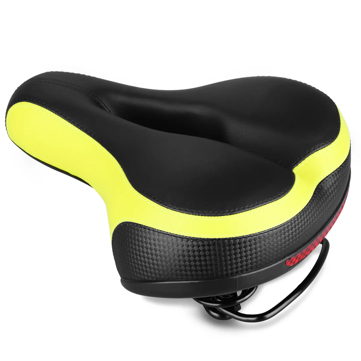 

Black Mtb Reflective Sticker Bike Saddle Cushion Lightweight Saddle Bike Silicone Comfortable Mtb Asiento Bicicleta Seat EH50BS
