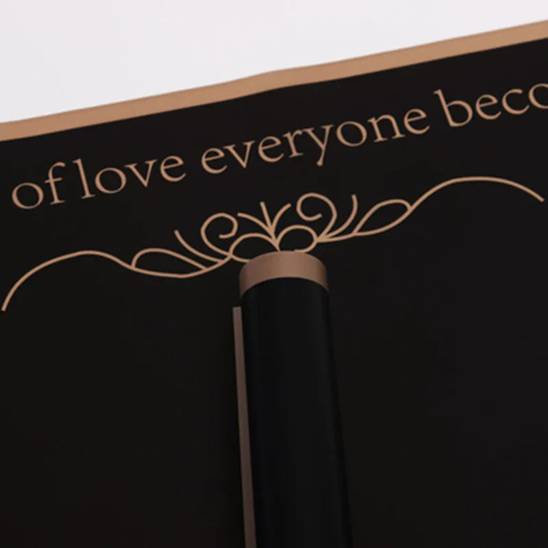 5 шт. золотые буквы цветы Упаковочная бумага DIY ремесла свадебный букет