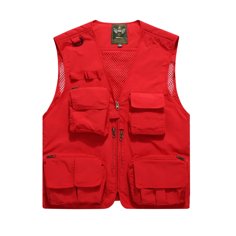 Мужской уличный жилет MANLI для рыбалки нахлыстом летний походный охотничий с