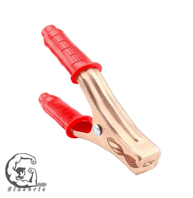 Изолированный зажим типа крокодил с пластиковой ручкой 136 А кабель испытанием