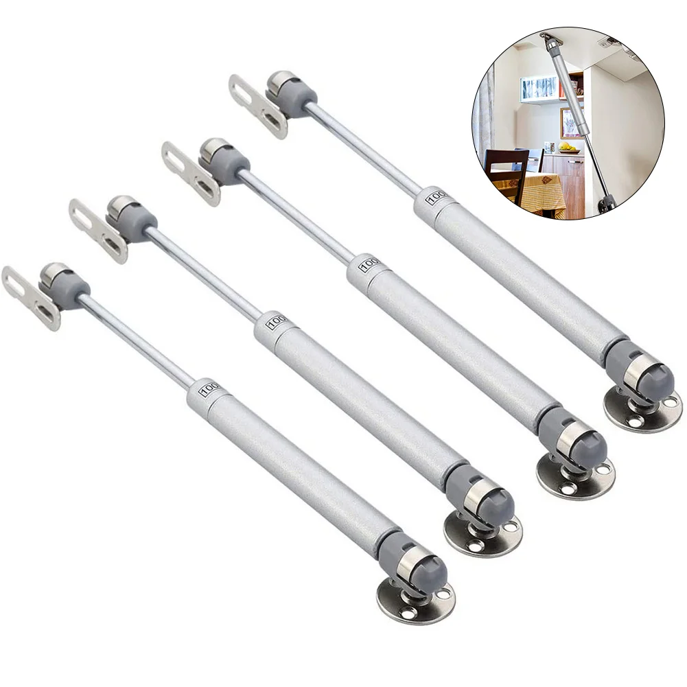 

4PCS Gas Strut Copper Force Cabinet Door Lift Support Gas Strut Hydraulic Spring Hinge Kitchen Cupboard Hinge Furniture Hardware