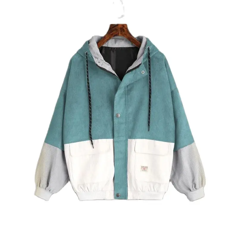 AECU11 куртка Для женщин теплые толстовки с капюшоном для малышей Вельветовая На