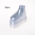 20 шт.лот, пластиковые формы для носков, детские формы для мастики, пинетки, форма для экструзии, дисплей, подарочная упаковка обуви около 9 см
