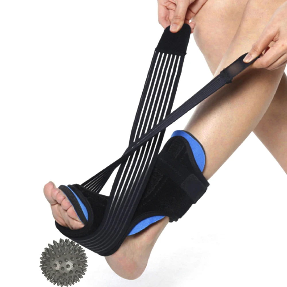 Ночная шина для ног бандаж на лодыжку поддержки сна ортопедическая поддержка