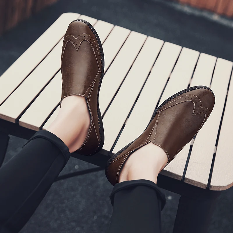 

Men Leisure Shoes Sneakers Men Casual Man Shoes Mens Boots Hot Leather Flat Loafers Sale Sport 2020 Shoe Causal Sneaker