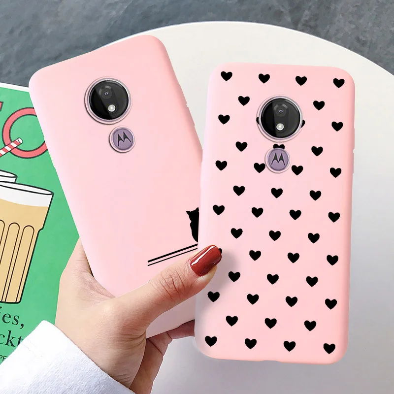 Силиконовый чехол для Motorola Moto G7 Power бампер телефона G6 2018 E5 Play Go мягкий милый