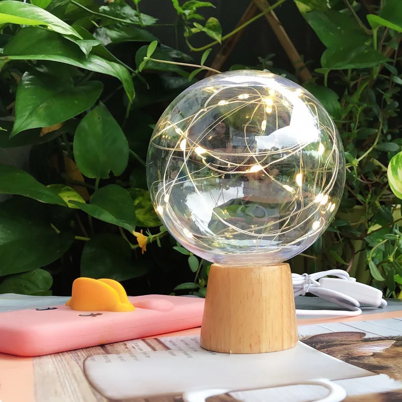 

Creative Christmas gift led starry sky lamp plug-in small table lamp bedroom bedside lamp romantic gift birthday night light
