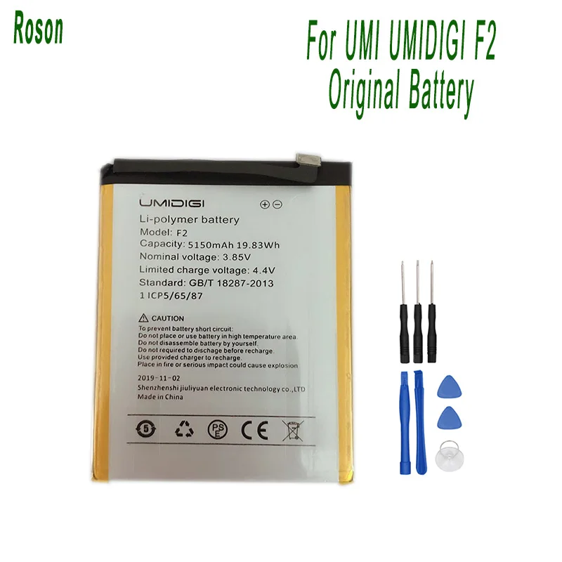 Аккумулятор Roson для UMI Umidigi F2 5150 мАч 100% новые запасные части аксессуары телефона