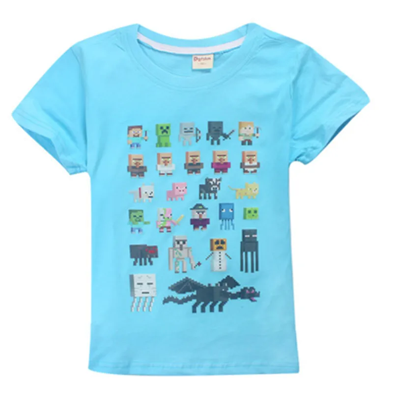 2019 Boys T-shirts 3D Cartoon Fashion New Girls Kids Clothes Summer Baby Boy Casual Cotton Children Tops Tee |