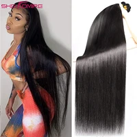 straight human hair bundles bone sheadmire 32 34 36 38 40inch 134 pcs deals sale for black women brazilian remy hair extension