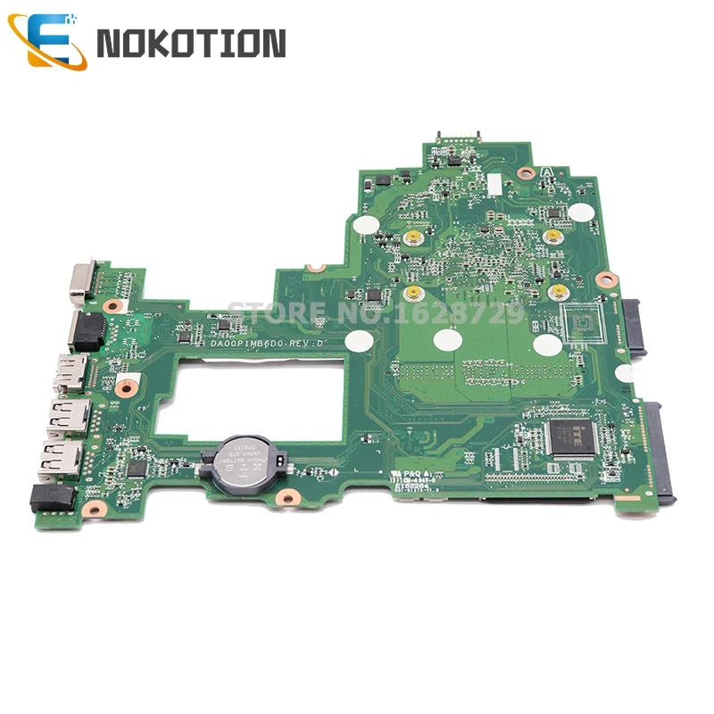 Материнская плата NOKOTION DA00P1MB6D0 материнская для ноутбука HP 14-BS 14-BS043N DDR3L полностью