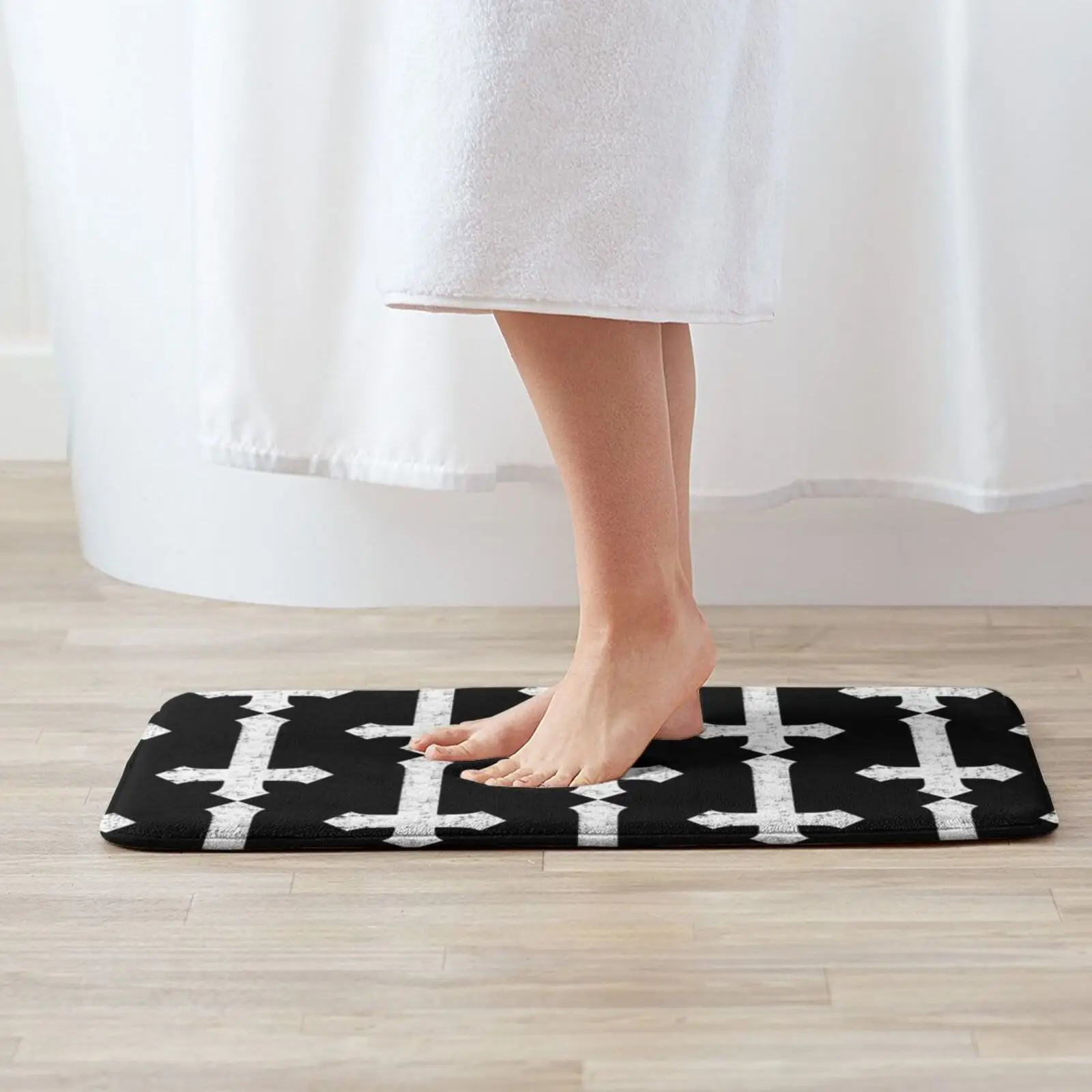 Перевёрнутый крест коврик ковер Противоскользящий для входной двери | Дом и сад
