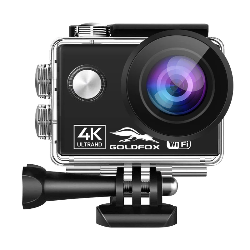 AT Q40C экшн камера Ultra HD 4K/30fps спортивная 24MP WiFi водонепроницаемая на шлем