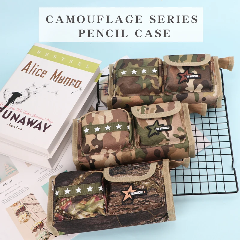 Крутой Камуфляжный Мульти Карманный Большой Емкости Прочный Звездный на молнии