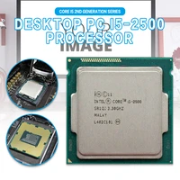pohiks 1pc high quality metal i5 2500 lga 1155 3 3ghz quad core processor cpu for desktop pc computer