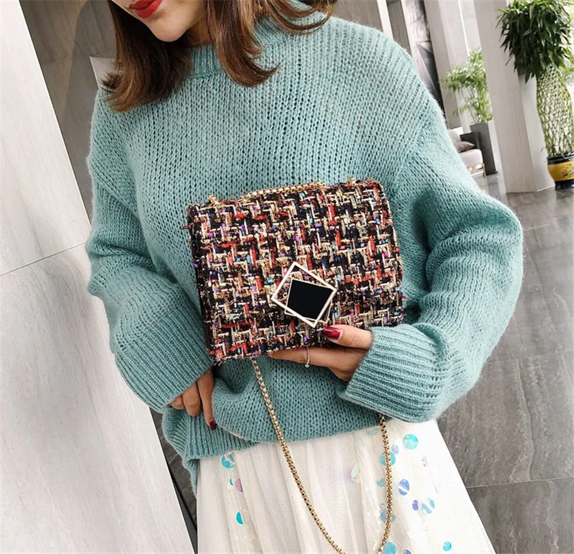 Новинка 2019 Женская Шикарная стильная искусственная маленькая ароматная цепочка