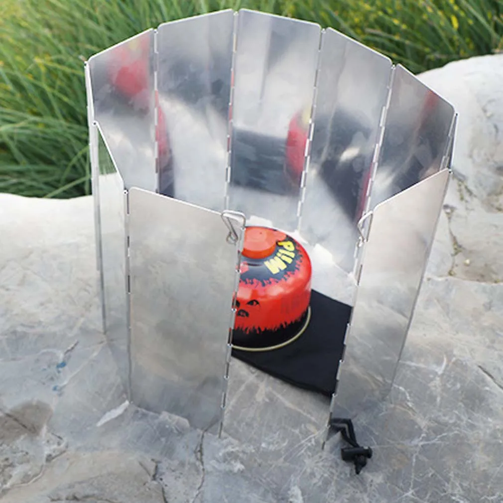 9/10 планшетов ветровое стекло наружная защита от ветра для приготовления пищи