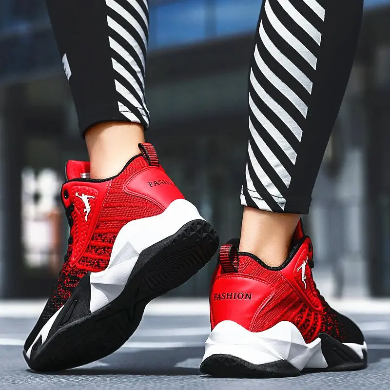 Мужские баскетбольные кроссовки с воздушной подушкой дышащие Нескользящие