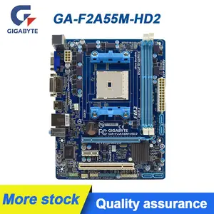 for gigabyte ga f2a55m hd2 socket fm2 motherboard ddr3 64gb pci e 2 0 for amd a10a8a6 cpus pci e x16 usb2 0 micro atx placa mãe free global shipp