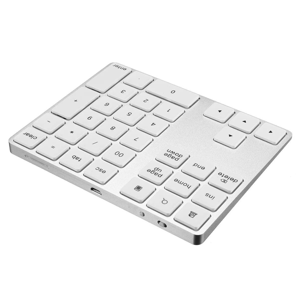 Беспроводная мини цифровая клавиатура с bluetooth 34 клавиши нумпад для Apple Android ПК